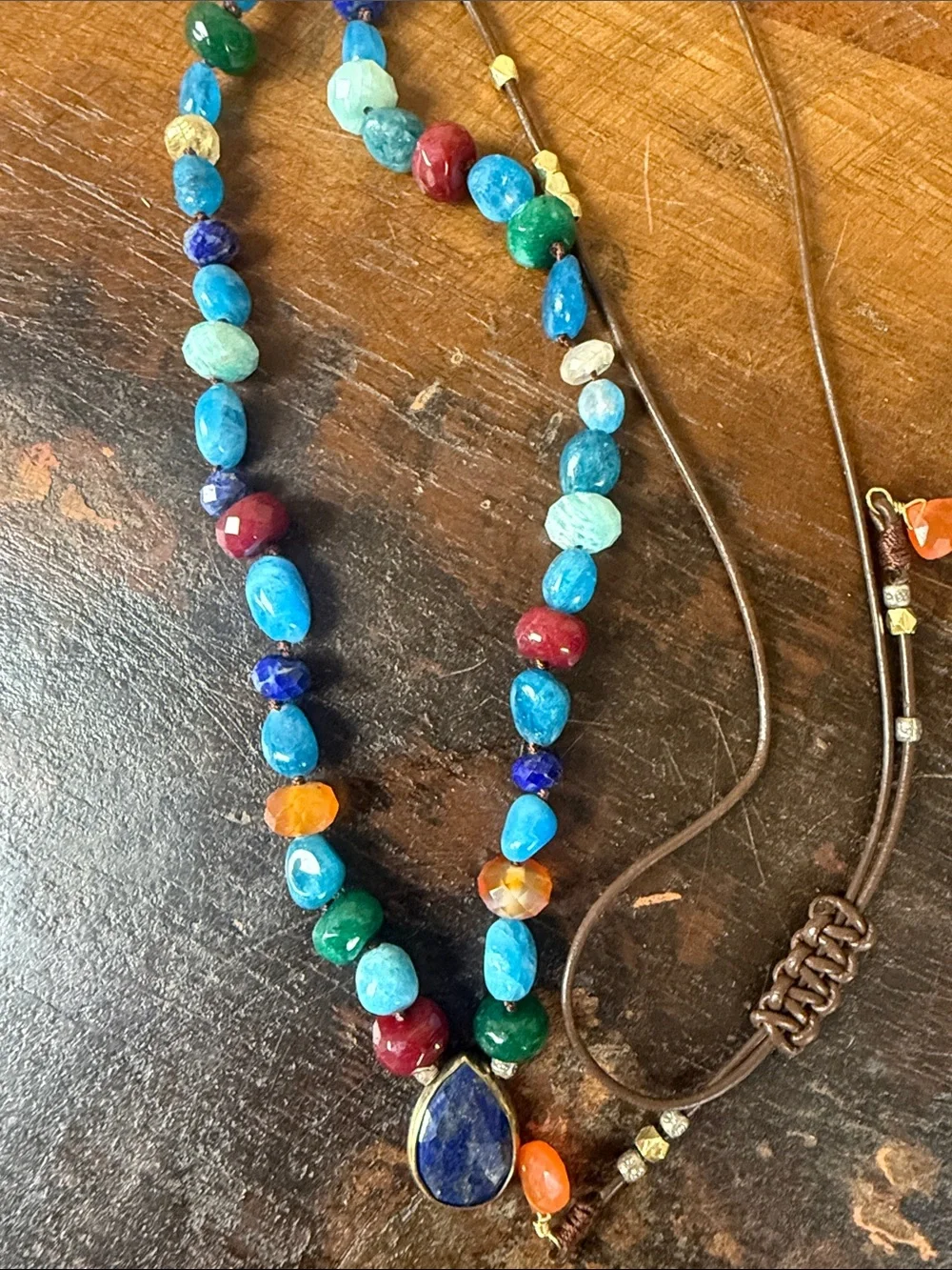 Sundance ”Beach Bonfire” sliding knot necklace. New with tags.